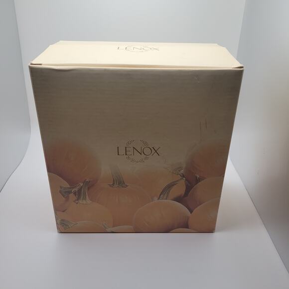 Lenox Occasions Scarecrow Candle Stand Autumn Decor w/ Box Fall Thanksgiving - Picture 13 of 13